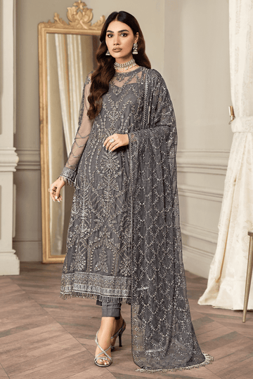 Zarif Storm Grey Mehroz Collection 2022 Online Shopping